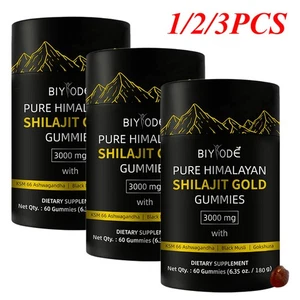 3000MG Pure Himalayan $hi|ajit Gold Gummies Ashwandha | Black Musli | Gokshura - Bild 1 von 10