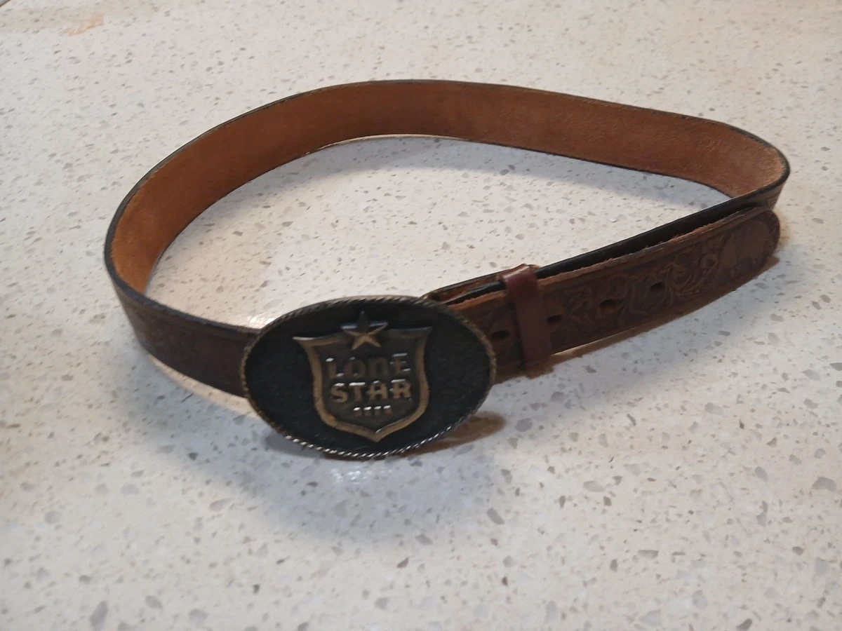 lone star beer belt buckle products for sale | eBay