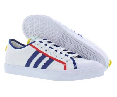 Adidas Nizza Mens Shoes Size 14, Color: Footwear White/Blue/Red - Image 1 of 4