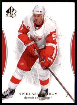 2007-08 SP Authentic Nicklas Lidstrom Detroit Red Wings #98 - Image 1 of 2