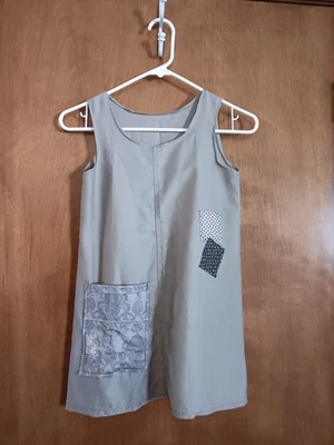 Talla 4/5 Huérfana Annie Saco Vestido Disfraz Casa de Trabajo para Juegos Foto 1 de 2