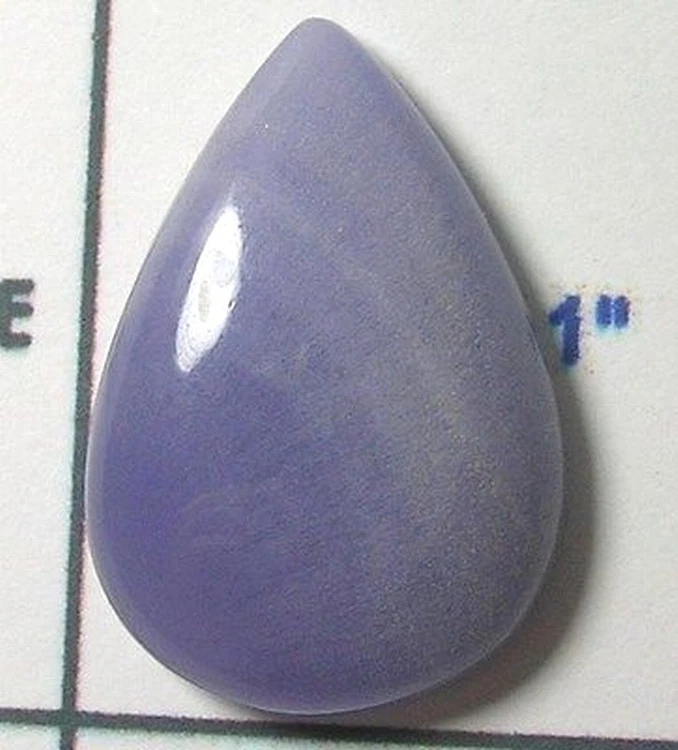 Cabujón lágrima fluorita 12+ quilates excelente gema de coleccionista Foto 1 de 1