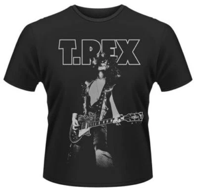 T REX T Shirt Marc Bolan Glam Official Licensed Mens Black Rock Merch NEW - Image 1 of 4