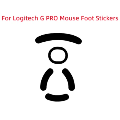 2 pcs Replacement Mouse Foot Stickers for Logitech G PRO Wireless Mouse - Image 1 of 2