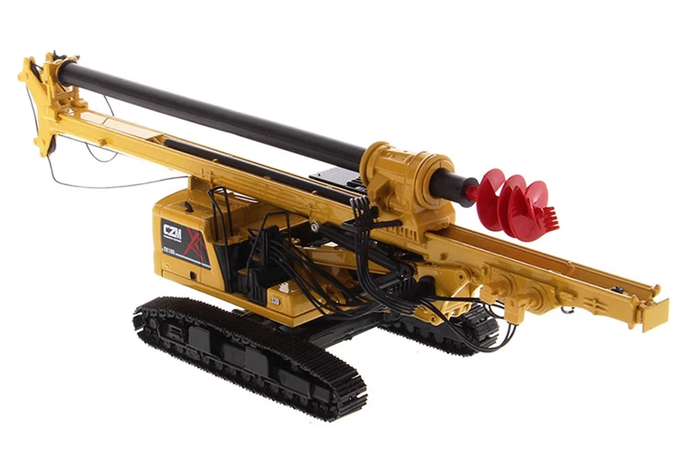 CZM EK160 Cylinder Crowd Drilling Rig Cat 330 1 50 Scale Diecast Masters 41002