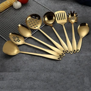 High Quality Titanium Ladle Kitchen Spoon Spatula Cookware Shovel - Picture 1 of 16