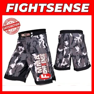 Pantaloncini da combattimento MMA Fight Kick Boxing UFC Cage Fight Grappling Muay Thai BJJ - Foto 1 di 3