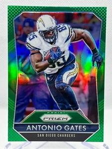 ANTONIO GATES 2015 Panini Prizm Football #85 GREEN PRIZM Parallel - Picture 1 of 2