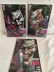 BATMAN : THREE JOKERS #1-3 (DC Comics Black Label, 2020) NM - Picture 1 of 4