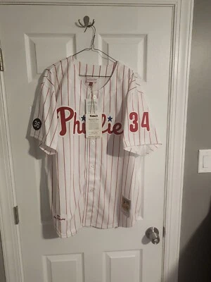100% Authentic Mitchell & Ness 2010 Roy Halladay Phillies Jersey Sz 52 XXL  - Image 1 of 4