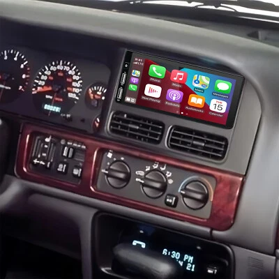 Carplay Car Radio Stereo Android 15 GPS Nav For 1993-1998 Jeep Grand Cherokee ZJ Foto 1 de 4