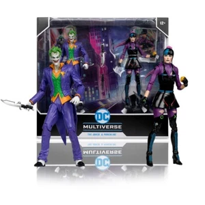 Figura de acción DC Multiverse The Joker and Punchline 7 pulgadas paquete de 2 Mcfarlane - Imagen 1 de 13