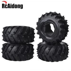 Neumáticos de goma de radiocontrol neumáticos buggy para Tamiya GF-02 Mud Blaster BlackFoot Monster Beetle - Imagen 1 de 8