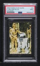 1996 Panini European Star Wars Album Stickers C-3PO R2-D2 #44 PSA 9 MINT 07qw