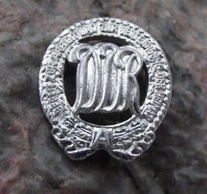 Antique DTSB East German DDR Central Sports Performance Class A Silver Pin Badge - Picture 1 of 2