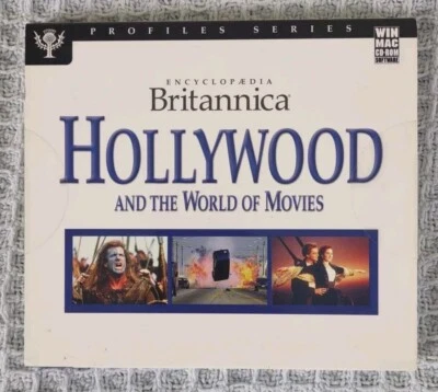 Encyclopedia Britannica Hollywood and the World of Movies CD ROM New Sealed 2004 - Image 1 of 4