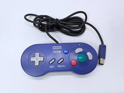 Hori Digital Controller Gamecube Blue Violet Nintendo Wired Tested - Image 1 of 3