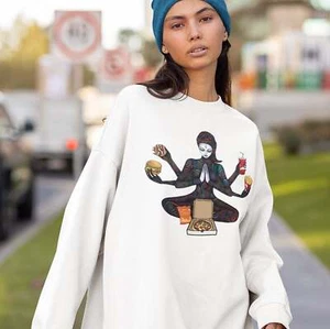 Maglione dea del cibo spazzatura, amante del fast food - Foto 1 di 12