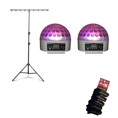 2 Pack Blizzard Snowball + LTS-6  9Ft Lighting Stand + Cable Wraps - Image 1 of 4