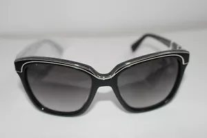 New, Authentic, Ladies' Diane von Furstenberg Kylie, Black Frame and Lens $146 - Picture 1 of 11