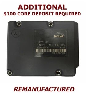 REMAN 99 - 03 Jaguar XJ8 XK8 XKR Vanden Plas ABS Pump Control Module LNF2210AC - Picture 1 of 3