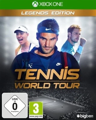 Tennis World Tour (Legends Edition) (XBOX) (NEU) (OVP) (Deutsche Verpackung) - Bild 1 von 4