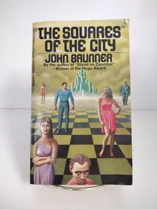 The Squares of the City by John Brunner Vintage Sci-Fi Paperback - Foto 1 di 2