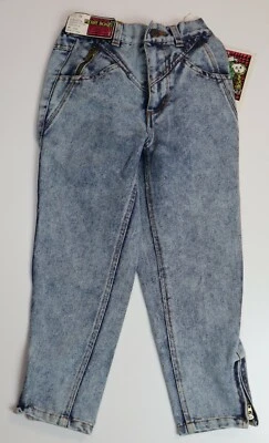 JEANS VINTAGE NIÑA LAVADO ÁCIDO - PIERRE BONEE - TALLA 6X - AÑOS 80 90 Foto 1 de 4