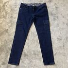Patagonia Low-Rise Cargo Jeans Bio Baumwolle dunkel gewaschen Größe 32 Damen 57010