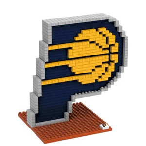 NBA Indiana Pacers Logo BRXLZ 3D New - Picture 1 of 2