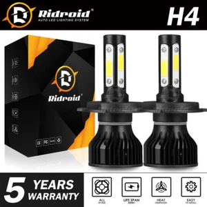 9003 H4 LED Headlight Bulbs Kit 10000W 1000000LM Hi/Lo Beam Super Bright White - Picture 1 of 23