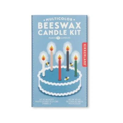 Kikkerland DIY Beeswax Candle Making Kit Multicolour Make Your Own Wax Candles - Image 1 of 2