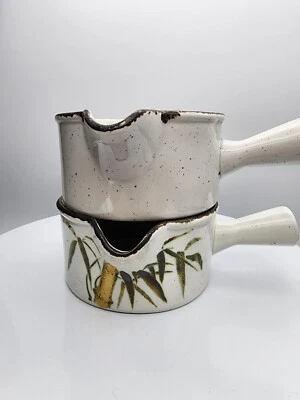 Par de jarras de salsa Stonehenge Midwinter Rangoon de Wedgewood Gravy 133998Y Foto 1 de 4