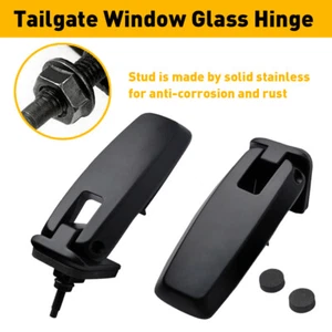 Tailgate Window Glass Hinge Rear Left & Right Pair US Fit 2008-2012 Ford Escape - Picture 1 of 11