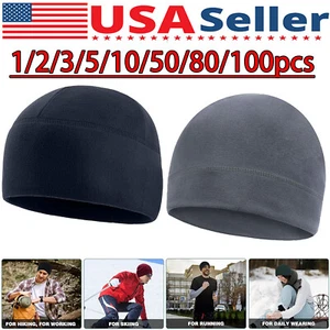 Military Tactical Skull Cap Winter Warm Fleece Windproof Ski Beanie Hats USA Lot - Picture 1 of 15