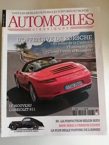 AUTOMOBILES CLASSIQUES N° 213 PORSCHE AUDI BMW .... - Picture 1 of 1