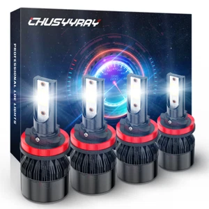 For Nissan Altima Sedan 2013-2015 4X 6000K H11 LED Headlights Bulbs Hi/Lo Beam - Picture 1 of 18