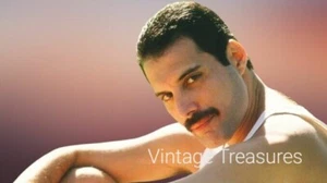 Freddie Mercury Portrait Photo Print Poster Queen Vocalist - Picture 1 of 1