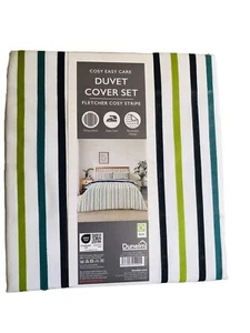 Dunelm Bedding, King Size, Fletcher, Cosy Striped - Picture 1 of 3