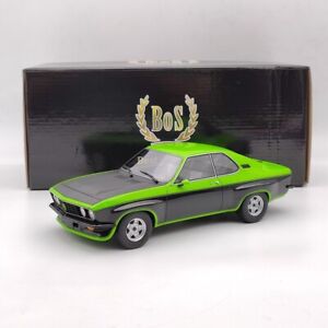 BOS 1:18 Opel MANTA TE 2800 COUPE 1975 Green & Black BOS108 Resin Model Limited
