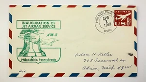Inauguration of Jet Airmail Service Philadelphia PA 1965 Airmail HH350 - Picture 1 of 7
