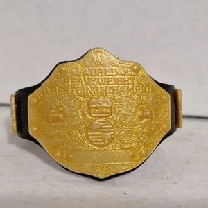 WWE WWF Big Gold Belt World Heavyweight Championship Title Belt WCW Mattel - Picture 1 of 4