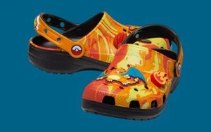 NEW Crocs Classic Clog Pokemon 'Charizard' Unisex Mens 10 Womens 12 - 210242-001 - Picture 1 of 10