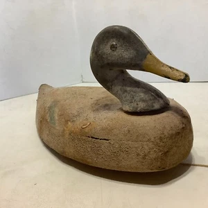 Vintage Foam Duck Hunting Decoy 12" Long - Picture 1 of 6