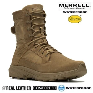 MENS MERRELL MQC MILITARY TACTICAL ARMY DESERT COMBAT PATROL HUNTING BOOTS SIZE - Picture 1 of 25