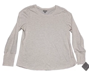 New Falls Creek T-Shirt Womens Large Crewneck Ribbed Long Sleeve Knit Pullover - Picture 1 of 11