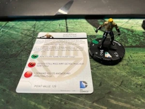 AQUAMAN (Black Lantern) War of Light DC Heroclix Super Rare Figur mit Karte Pre-Ow - Bild 1 von 1