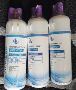 3 Pack - Semeso Replacement Water Filter EDR1RXD1 W10295370A W10295370. SEALED - Imagen 1 de 1
