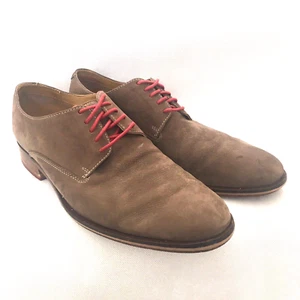 Cole Haan Shoes Mens Size 11 Brown Suede Dress Oxford Casual Lace Up - Picture 1 of 11