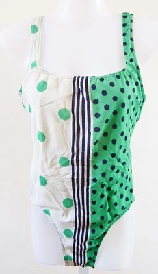 Maillot de bain Vintage 1980 Pois et Rayures RASUREL TAILLE 3 - Photo 1/3